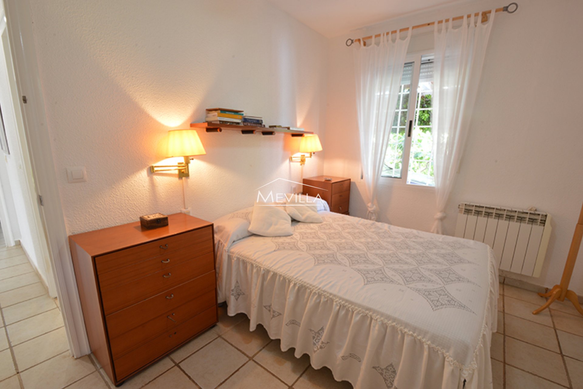 A bedroom on the first floor 