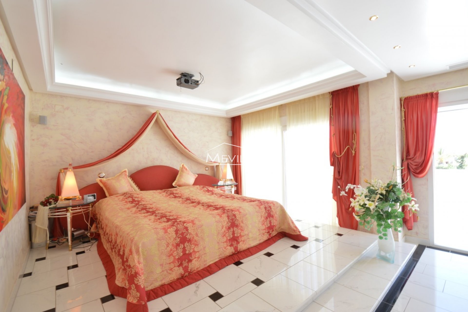 Das luxuriöse Schlafzimmer