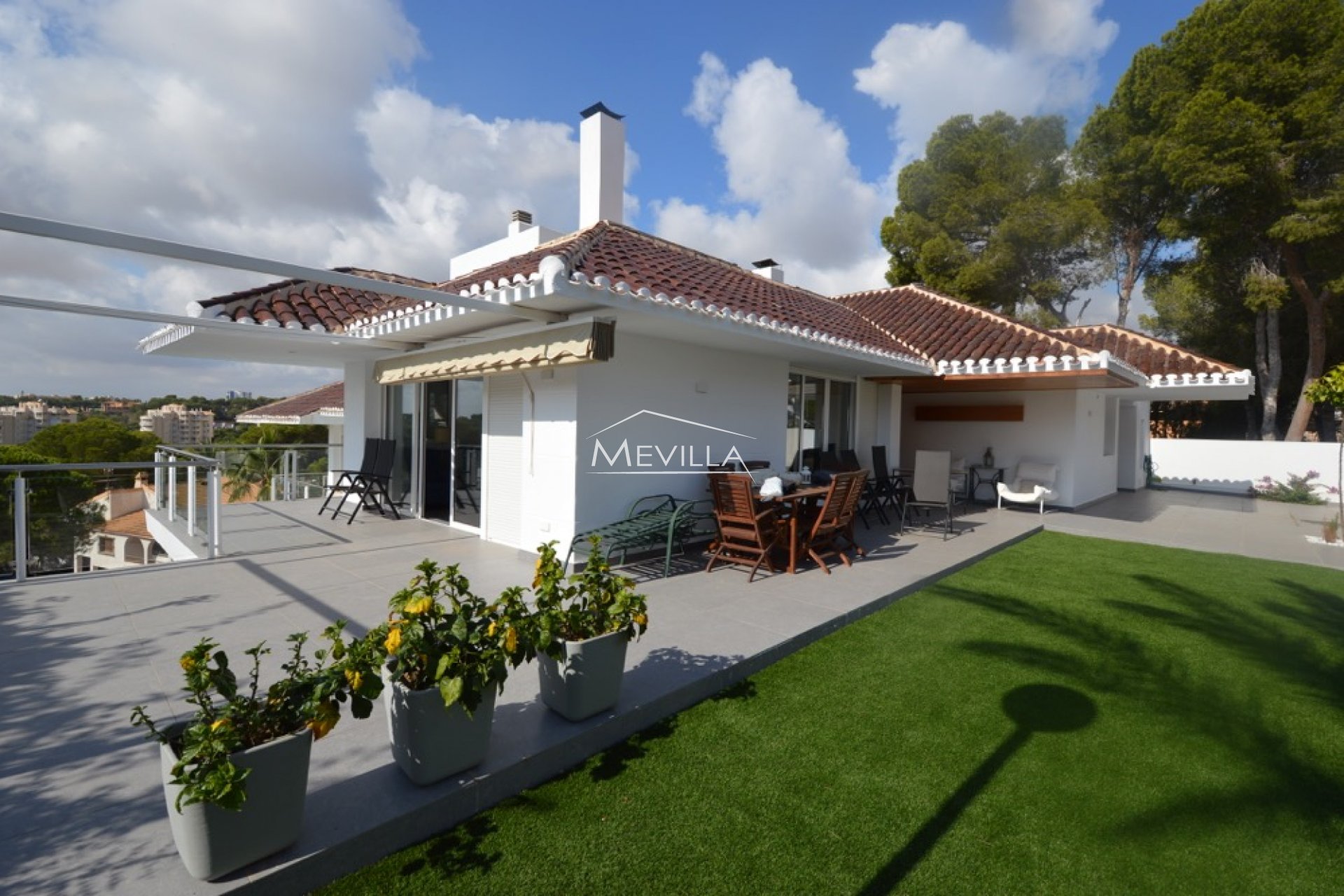 Die Villa mit Garten