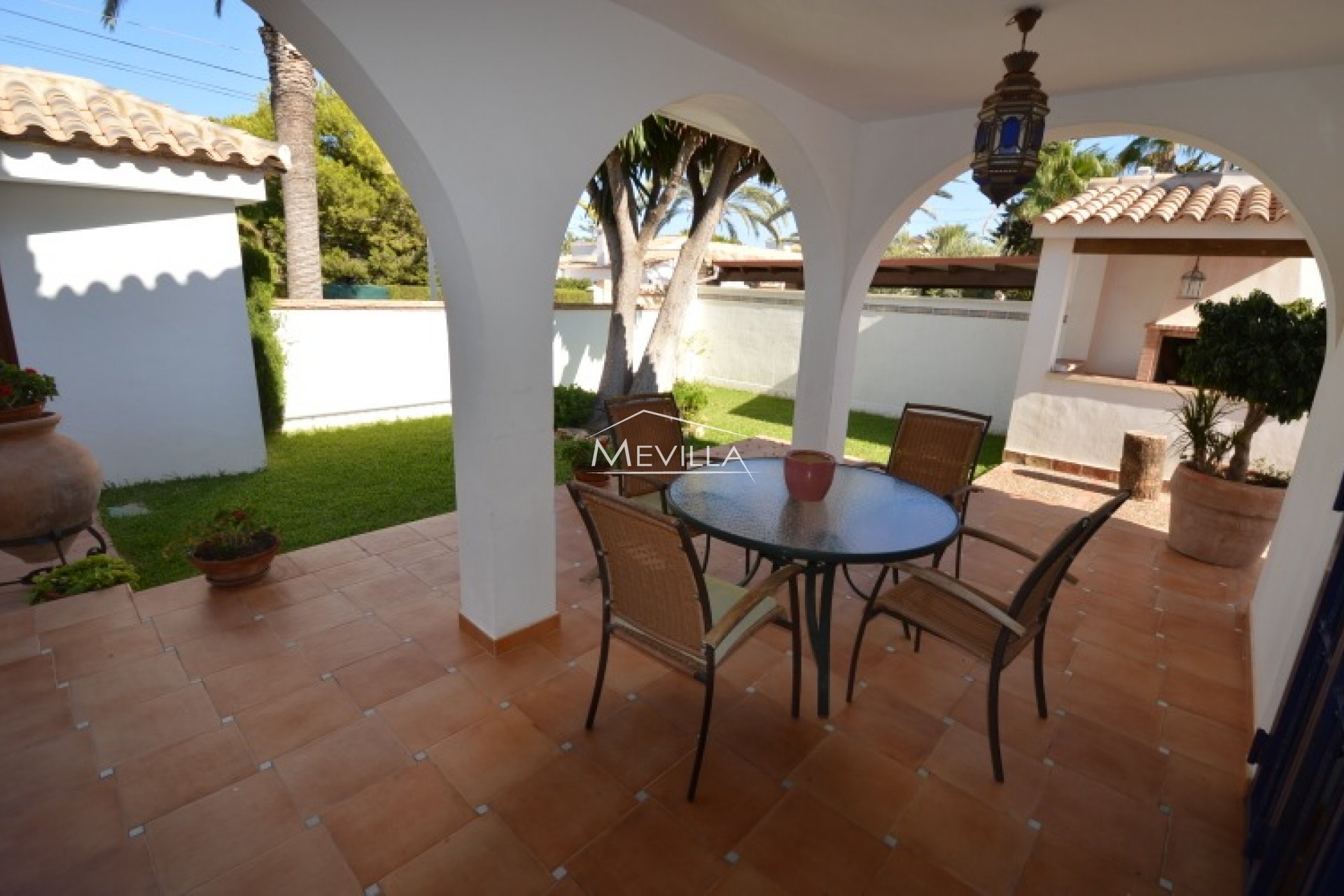 La terraza cubierta
