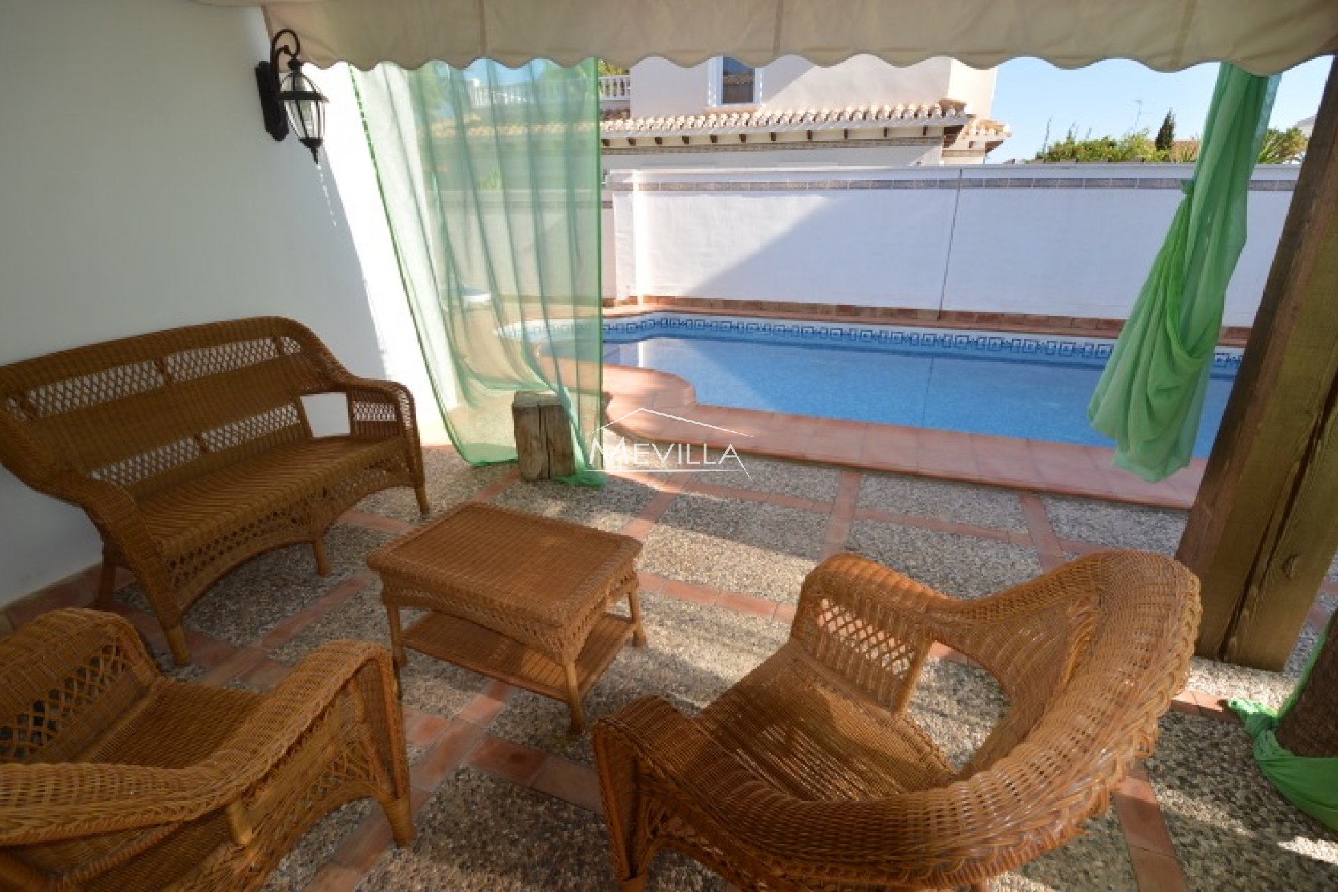 La terraza cubierta