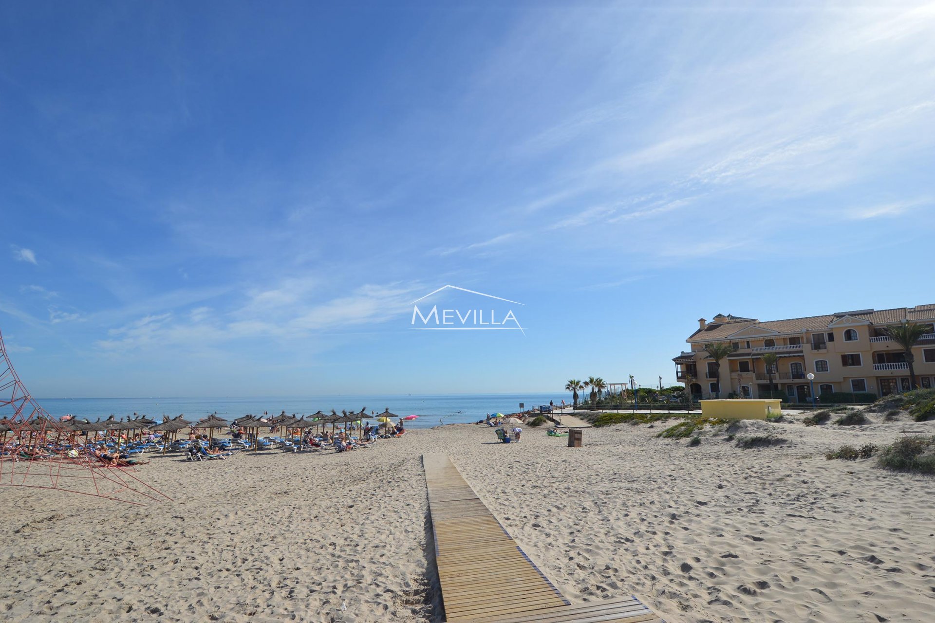 The beach in La Zenia