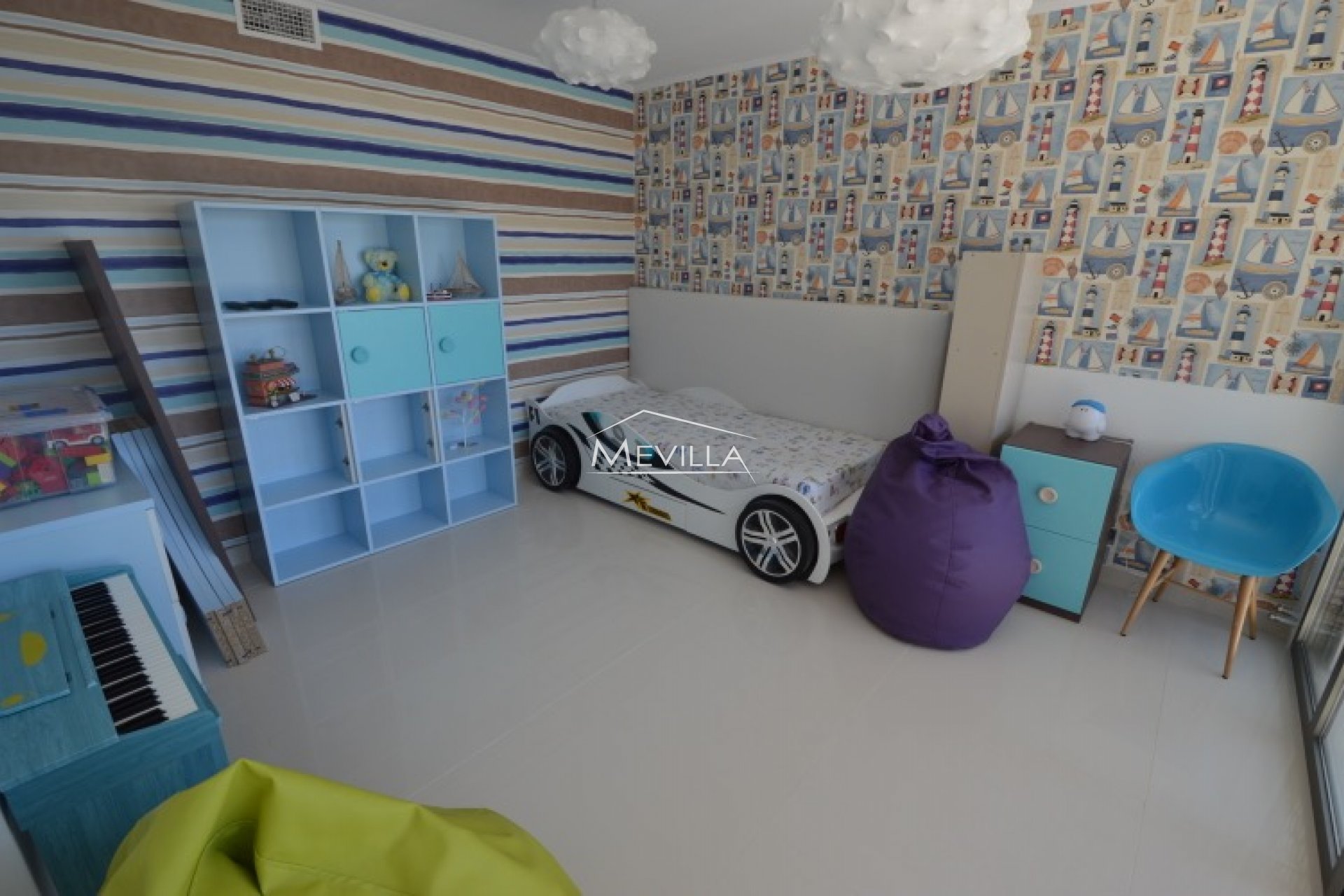 The bedroom 