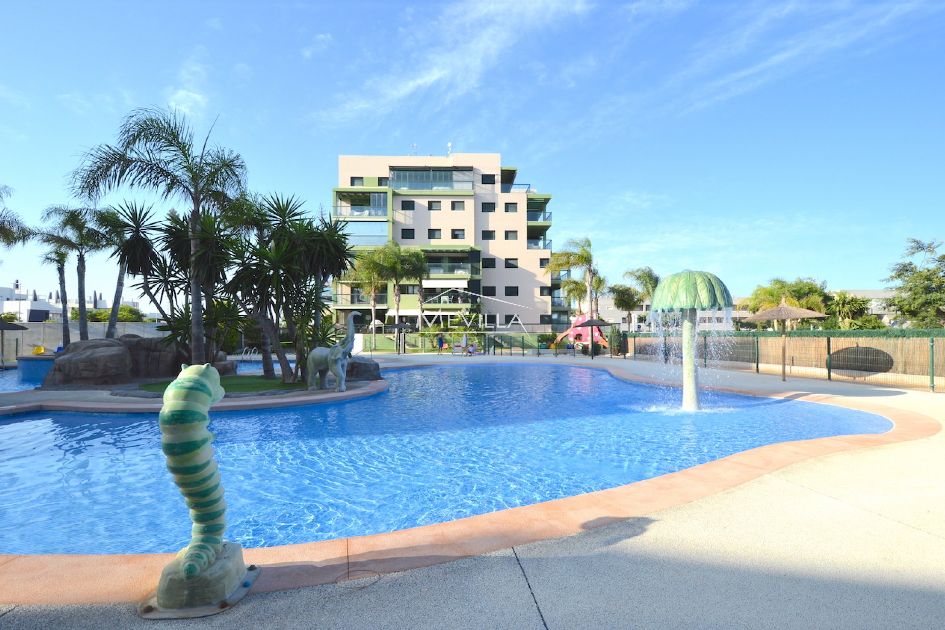 The communal swimming pool