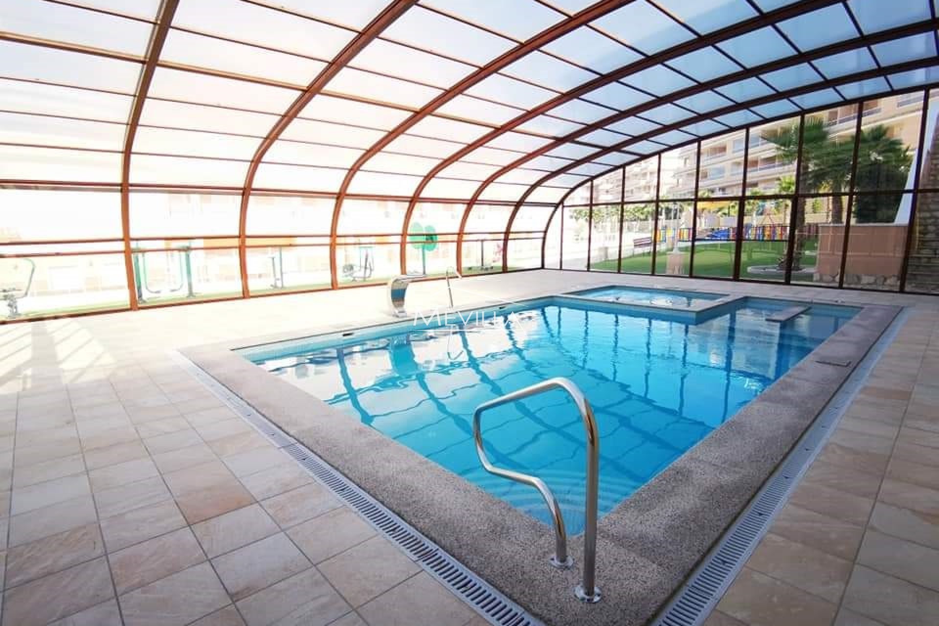 The communal swimming pool