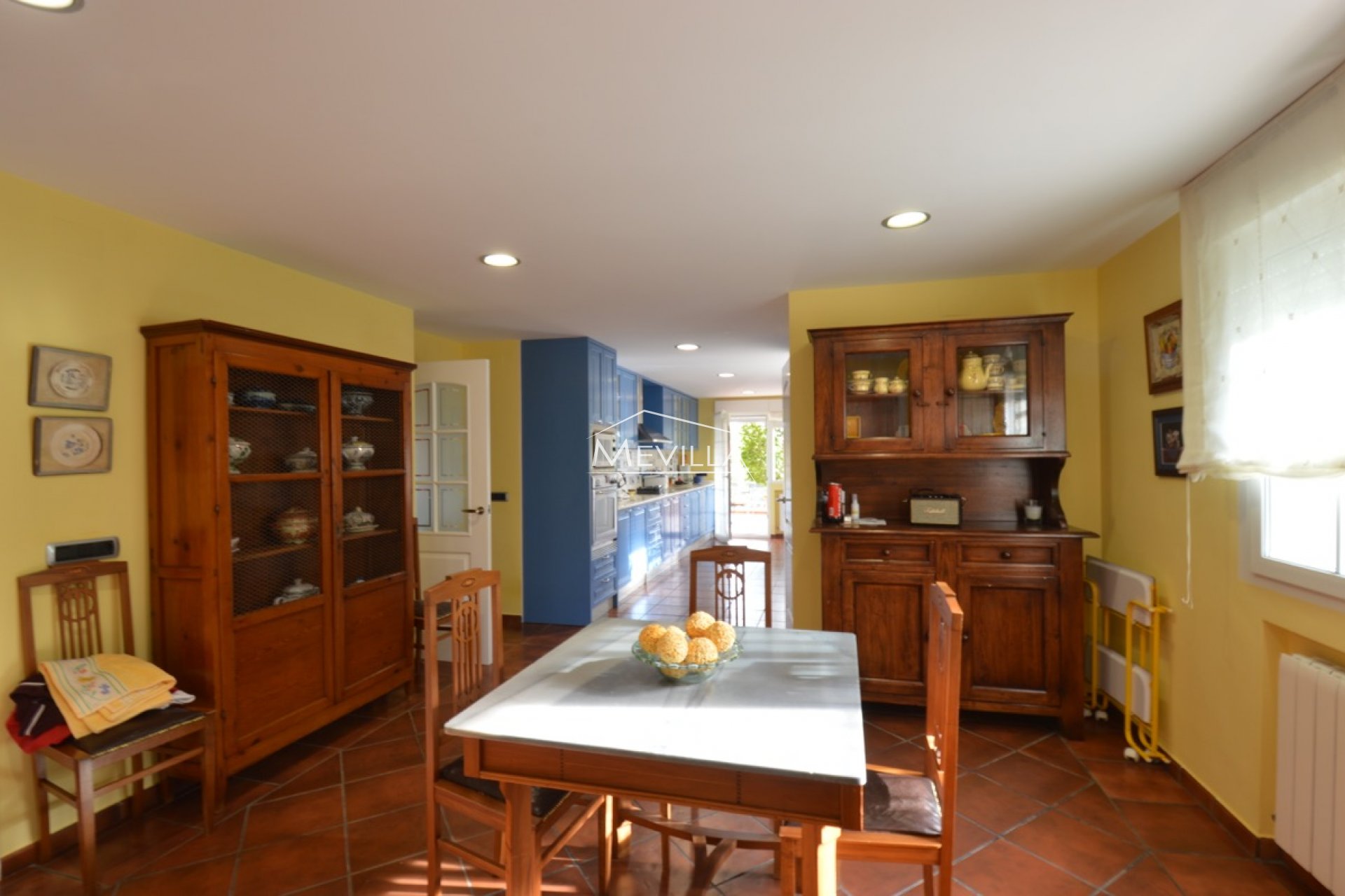 The dinning room