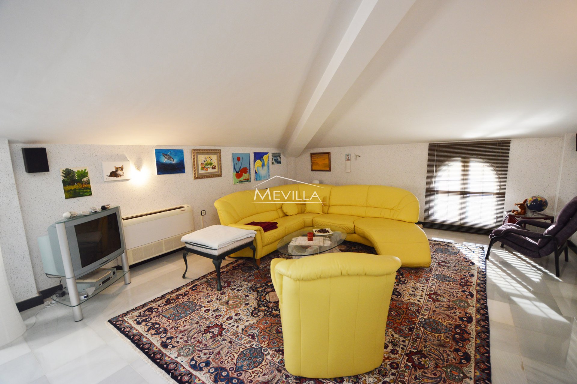 The living room on the third floor