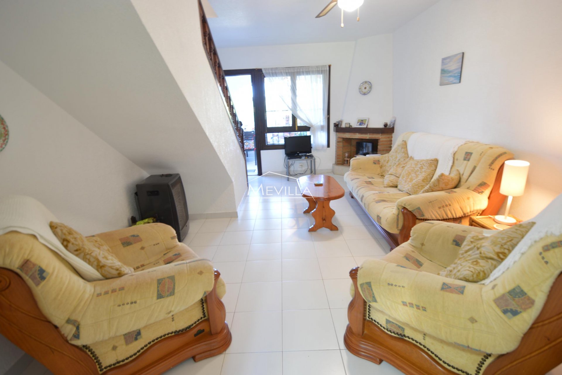 The living room 