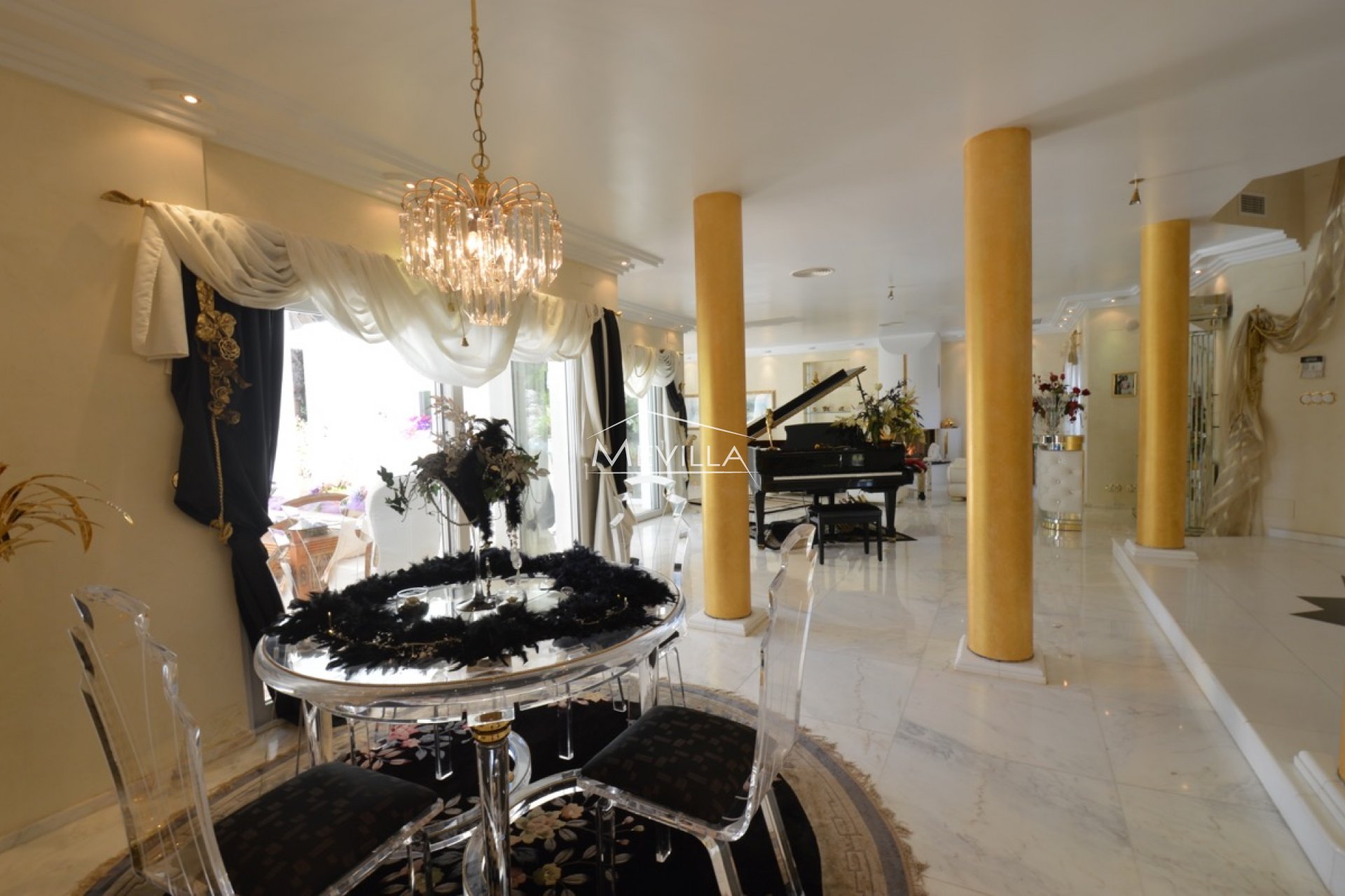 The living room 
