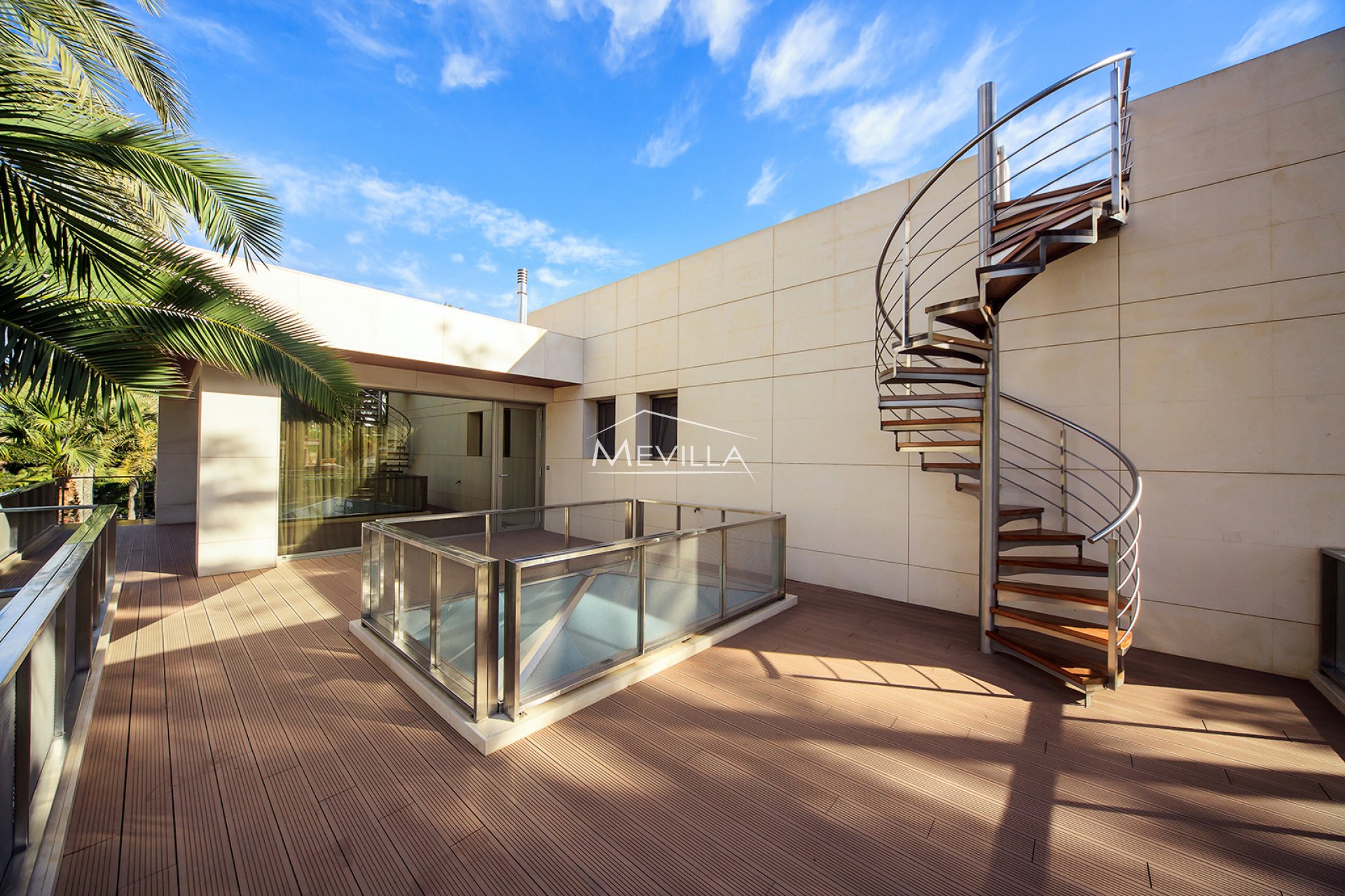 The terrace
