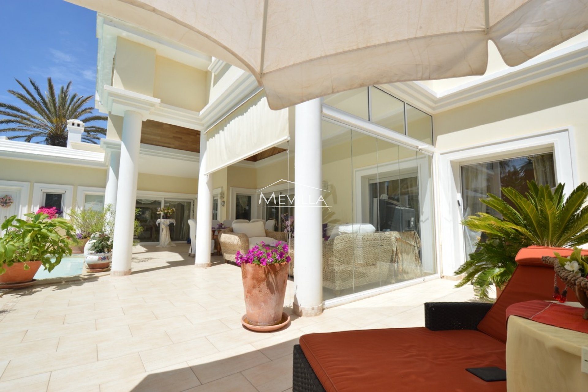 The terrace