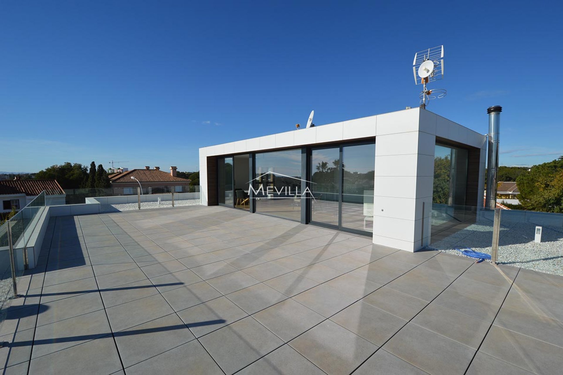 The terrace