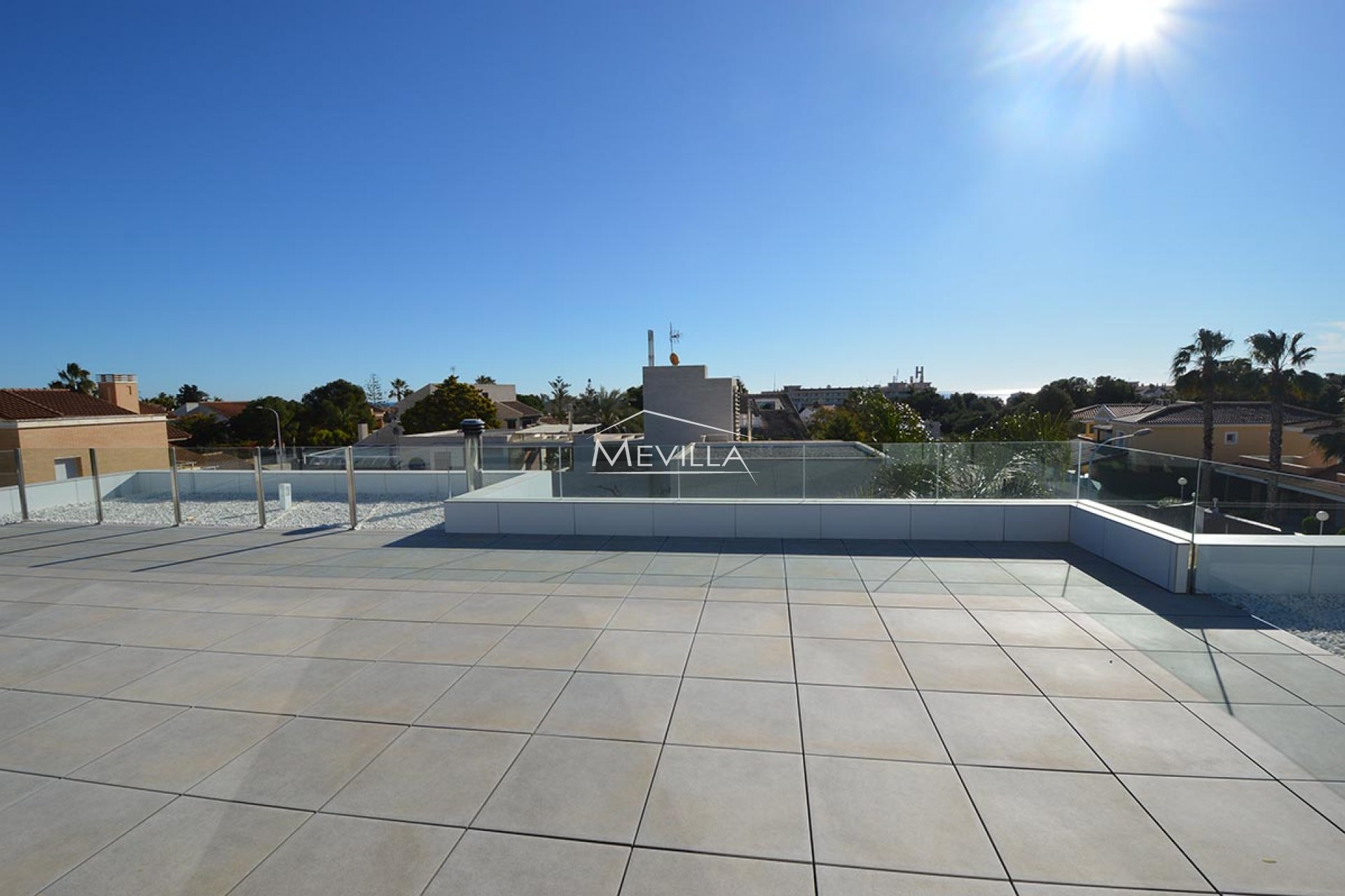 The terrace