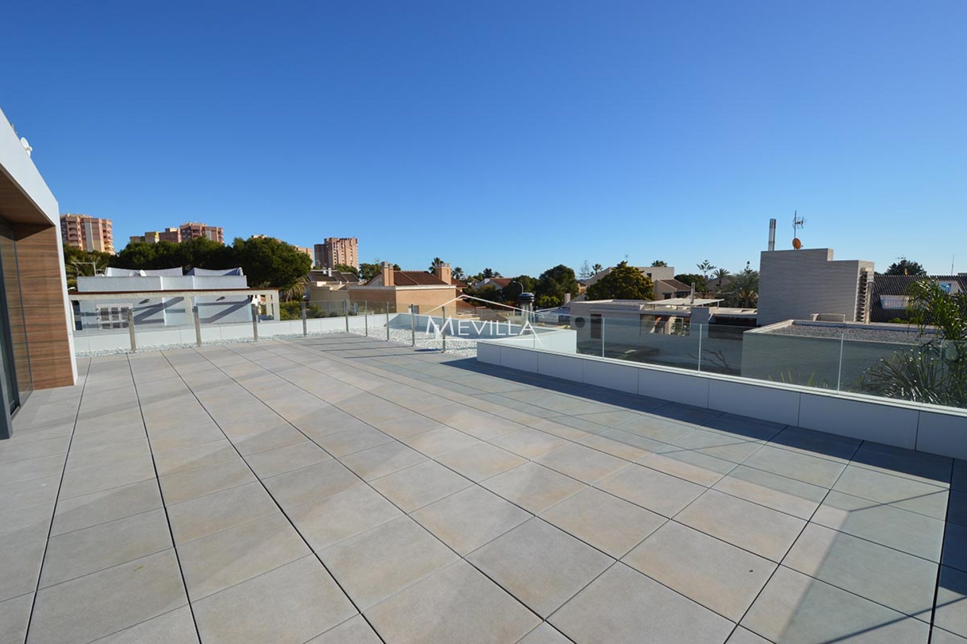 The terrace