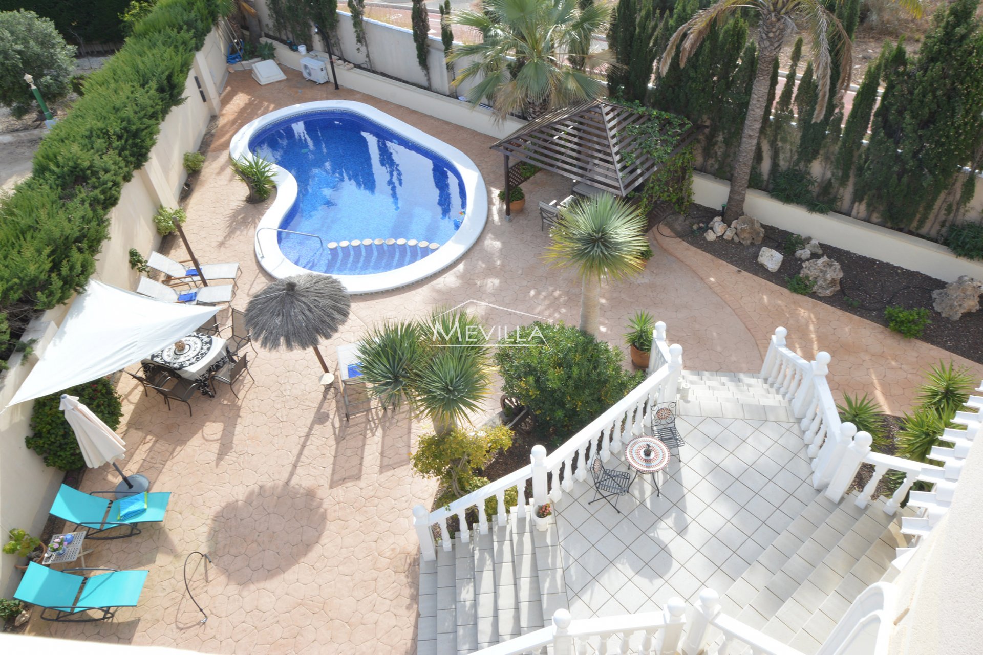 The views from the terrace on the third floor