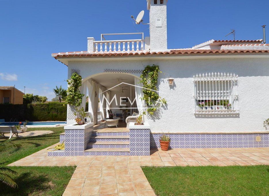 The villa with garden