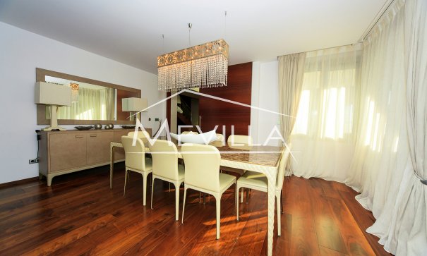The dining area
