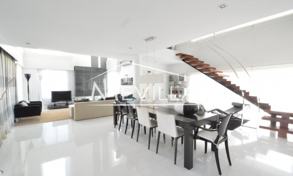 The dining area