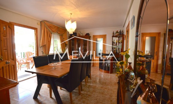 The dining area