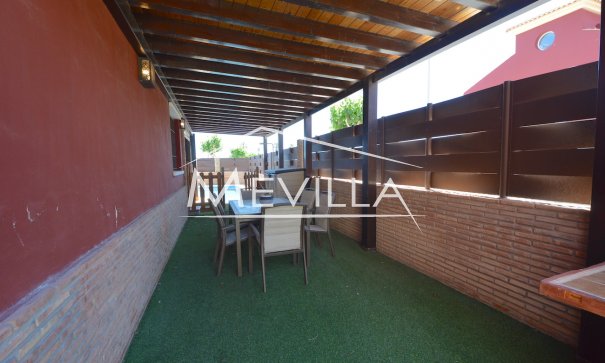 The covered terrace