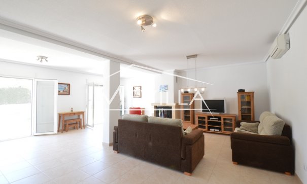 The living room 